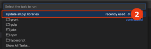VS Code 的 Tasks 提升編程效率？實戰更新所有 pip 的 library - Python 編程．圖表