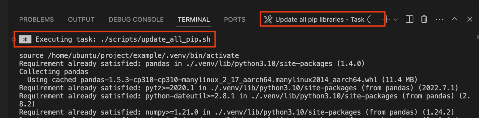 VS Code 的 Tasks 提升編程效率？實戰更新所有 pip 的 library - Python 編程．圖表